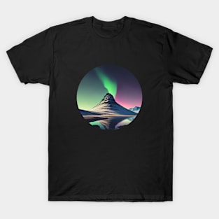 Minimalist Kirkjufell: Icelandic Adventure T-shirt T-Shirt